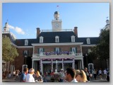 The American Adventure is the center-most pavilion in the World Showcase. It is actually the southernmost point of Epcot