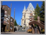 Canada Pavilion which showcases the Rockies, Furriers and Trappers and Indians. The landmark you will see is Hotel du Canada, patterned after the French Gothic design of the Chateau Laurier in Ottawa