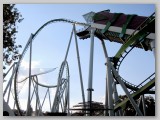 The Incredible Hulk Coaster - shoots you out the tube