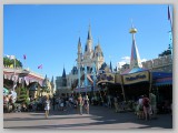 Fantasyland behind Cinderella Castle
